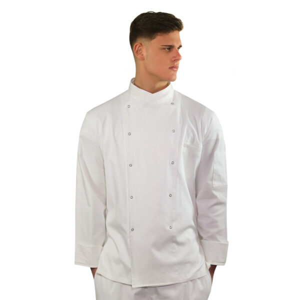 Giacca chef bottoni automatici
