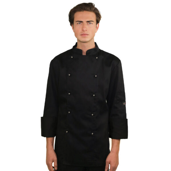 Giacca chef uomo nera