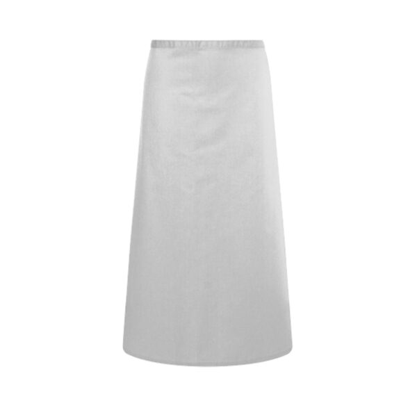 Grembiule lungo unisex bianco